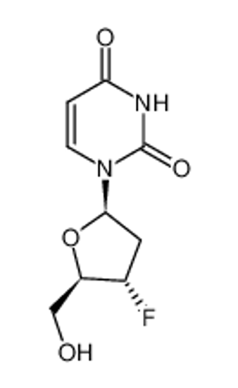 Picture of 2',3'-DIDEOXY-3'-FLUOROURIDINE