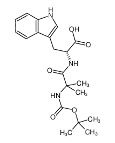 Imagem de D-Tryptophan, N-[N-[(1,1-dimethylethoxy)carbonyl]-2-methylalanyl]-