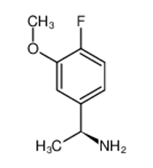 Picture of (1S)-1-(4-fluoro-3-methoxyphenyl)ethanamine