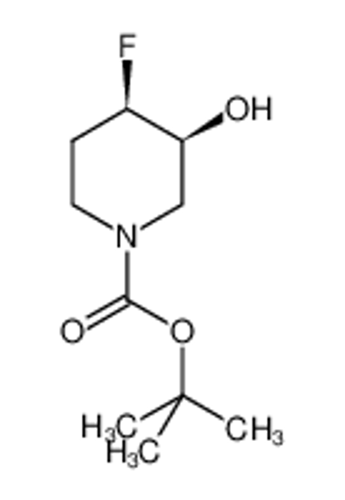 Picture of (3S,4R)-tert-butyl 4-fluoro-3-hydroxypiperidine-1-carboxylate