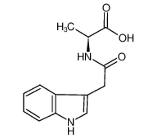 Picture of (2S)-2-[[2-(1H-indol-3-yl)acetyl]amino]propanoic acid