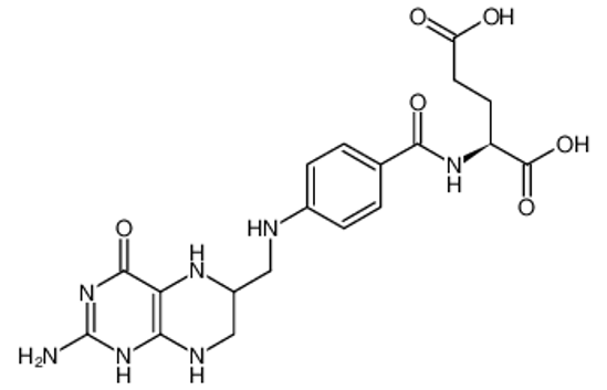 Picture of 5,6,7,8-tetrahydrofolic acid
