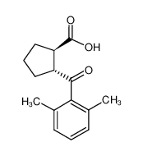 Изображение (1R,2R)-2-(2,6-dimethylbenzoyl)cyclopentane-1-carboxylic acid