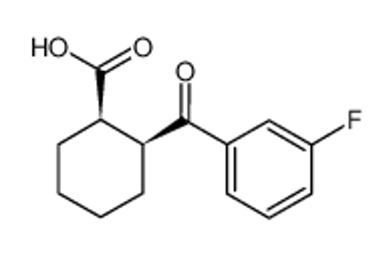 Изображение (1R,2S)-2-(3-fluorobenzoyl)cyclohexane-1-carboxylic acid