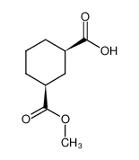 Picture of (1S,3R)-3-methoxycarbonylcyclohexane-1-carboxylic acid