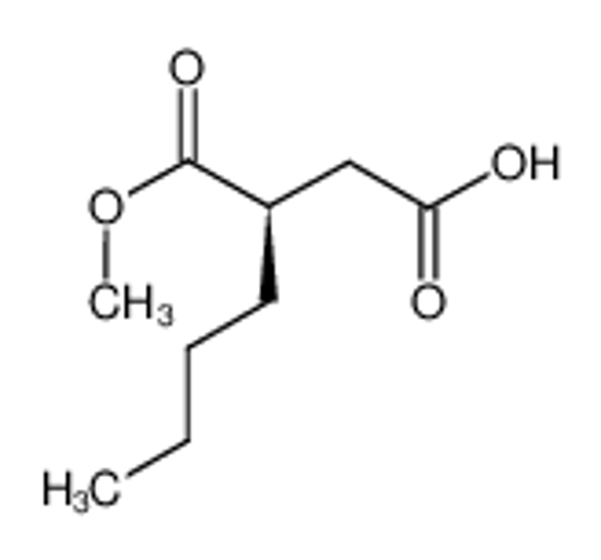 Picture of (3R)-3-methoxycarbonylheptanoic acid