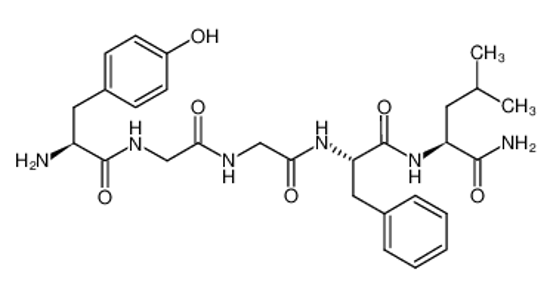 Picture of 2-[[2-[[2-[[2-[[2-amino-3-(4-hydroxyphenyl)propanoyl]amino]acetyl]amino]acetyl]amino]-3-phenylpropanoyl]amino]-4-methylpentanamide