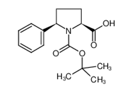 Picture of (2S,5R)-1-[(2-methylpropan-2-yl)oxycarbonyl]-5-phenylpyrrolidine-2-carboxylic acid