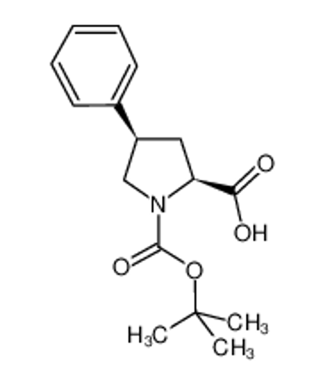 Picture of (2S,4R)-1-[(2-methylpropan-2-yl)oxycarbonyl]-4-phenylpyrrolidine-2-carboxylic acid