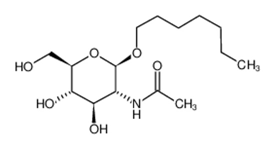 Изображение HEPTYL 2-ACETAMIDO-2-DEOXY-β-D-GLUCOPYRANOSIDE