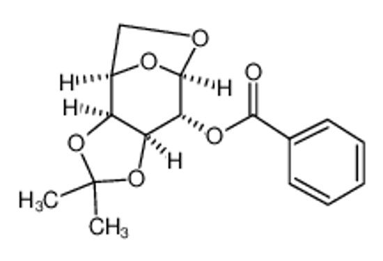 Picture of 1,6-ANHYDRO-2,O-BENZOYL-3,4-O-ISOPROPYLIDENE-β-D-GALACTOPYRANOSE