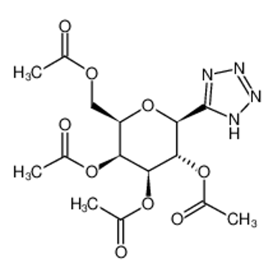 Imagem de [(2R,3S,4R,5S,6S)-3,4,5-triacetyloxy-6-(2H-tetrazol-5-yl)oxan-2-yl]methyl acetate