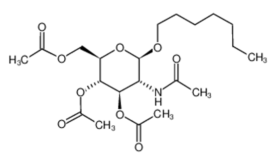 Imagem de HEPTYL 2-ACETAMIDO-3,4,6-TRI-O-ACETYL-2-DEOXY-β-D-GLUCOPYRANOSIDE