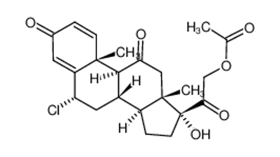 Picture of chloroprednisone 21-acetate