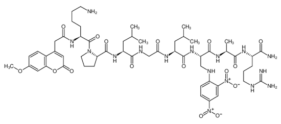 Picture of MCA-LYS-PRO-LEU-GLY-LEU-DAP(DNP)-ALA-ARG-NH2