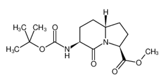 Изображение METHYL (3S,6S,8AR)-6-[(TERT-BUTOXYCARBONYL)AMINO]-5-OXOOCTAHYDROINDOLIZINE-3-CARBOXYLATE