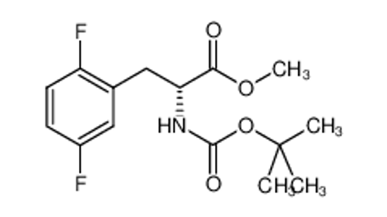 Picture of methyl (2R)-3-(2,5-difluorophenyl)-2-[(2-methylpropan-2-yl)oxycarbonylamino]propanoate