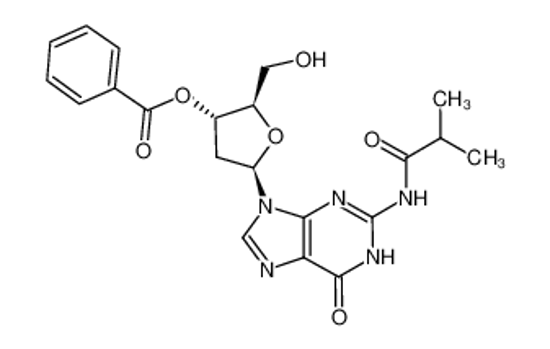 Picture of N2-ISOBUTYRYL-3'-O-BENZOYL-2'-DEOXYGUANOSINE