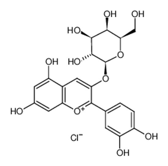 Picture of CYANIDIN-3-GALACTOSIDE CHLORIDE