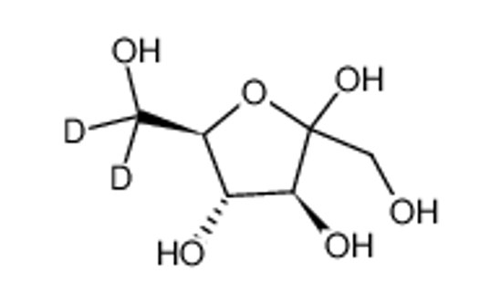 Picture of (3S,4S,5R)-5-[dideuterio(hydroxy)methyl]-2-(hydroxymethyl)oxolane-2,3,4-triol