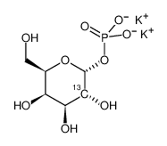 Picture of α-D-[2-13C]GALACTOPYRANOSYL 1-PHOSPHATE DIPOTASSIUM SALT