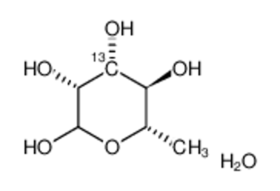 Picture of 6-DEOXY-L-[3-13C]MANNOSE MONOHYDRATE