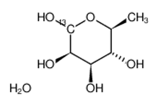 Picture of 6-DEOXY-L-[1-13C]MANNOSE MONOHYDRATE