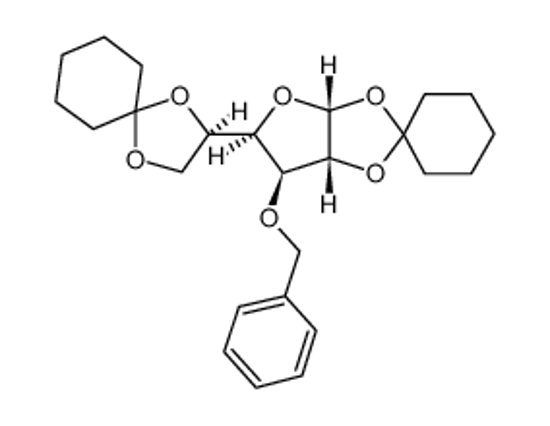 Picture of 3-O-BENZYL-1,2,5,6-DI-O-CYCLOHEXYLIDENE-α-D-GLUCOFURANOSE