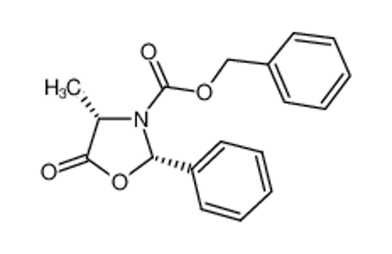 Изображение (2S,4S)-3-Benzyloxycarbonyl-4-methyl-2-phenyl-1,3-oxazolidin-5-one