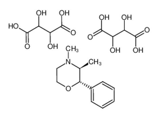 Picture of (2R,3R)-2,3-dihydroxybutanedioic acid,(2S,3S)-3,4-dimethyl-2-phenylmorpholine