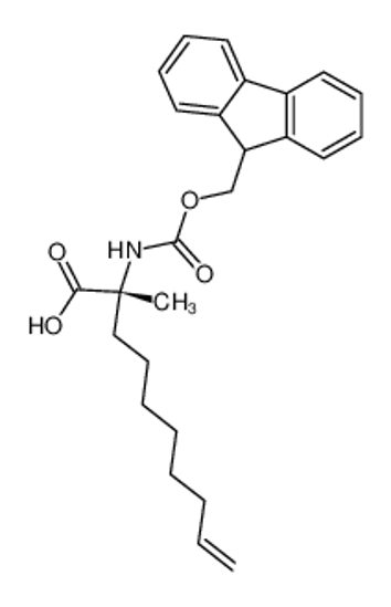 Picture of (2R)-2-(9H-fluoren-9-ylmethoxycarbonylamino)-2-methyldec-9-enoic acid