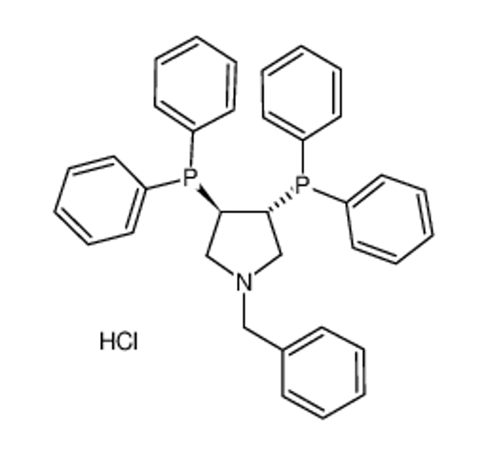 Picture of (3R,4R)-(+)-1-BENZYL-3,4-BIS(DIPHENYLPHOSPHINO)PYRROLIDINE HYDROCHLORIDE