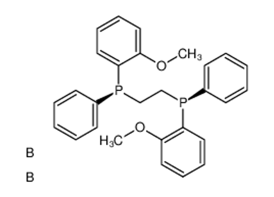 Picture of λ<sup>1</sup>-boranylboron,(2-methoxyphenyl)-[1-[(2-methoxyphenyl)-phenylphosphanyl]ethyl]-phenylphosphane