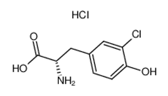 Picture of 2-amino-3-(3-chloro-4-hydroxyphenyl)propanoic acid,hydrochloride