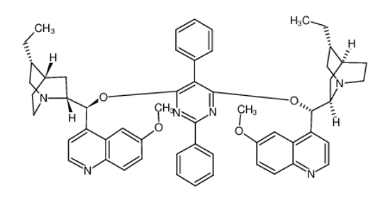 Picture of 4-[(S)-[(2R,4S,5R)-5-ethyl-1-azabicyclo[2.2.2]octan-2-yl]-[6-[(S)-[(2R,4S,5R)-5-ethyl-1-azabicyclo[2.2.2]octan-2-yl]-(6-methoxyquinolin-4-yl)methoxy]-2,5-diphenylpyrimidin-4-yl]oxymethyl]-6-methoxyquinoline