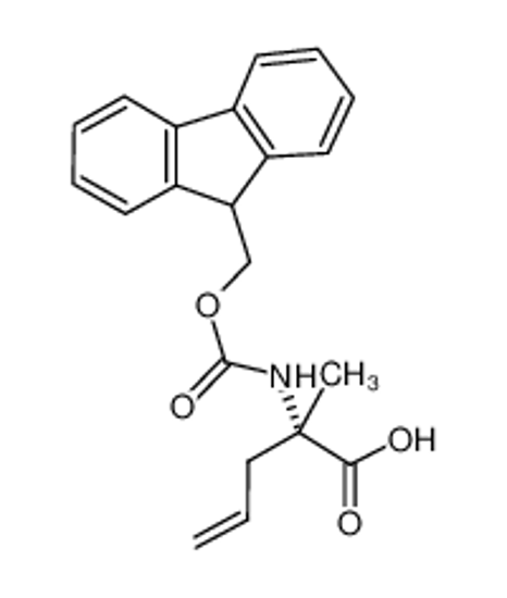 Imagem de (2S)-2-(9H-fluoren-9-ylmethoxycarbonylamino)-2-methylpent-4-enoic acid