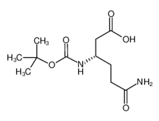 Picture of (3S)-6-amino-3-[(2-methylpropan-2-yl)oxycarbonylamino]-6-oxohexanoic acid