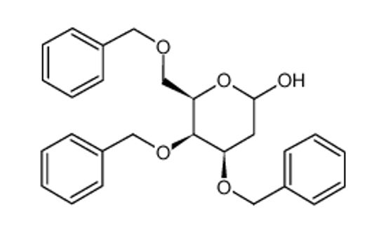 Picture of 3,4,6-TRI-O-BENZYL-2-DEOXY-D-GALACTOPYRANOSE