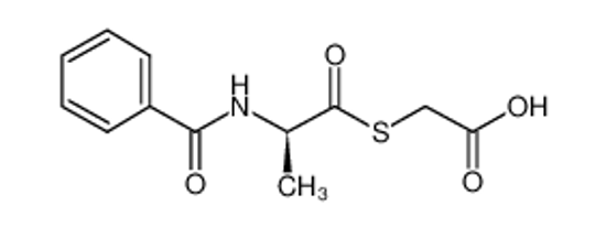 Picture of N-BENZOYL-D-ALANYLTHIOGLYCOLIC ACID