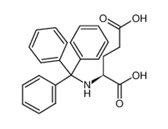 Picture of (2S)-2-(tritylamino)pentanedioic acid