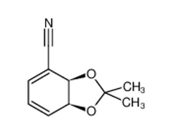 Picture of (+)-CIS-2(R),3(S)-2,3-DIHYDROXY-2,3-DIHYDROBENZONITRILE ACETONIDE