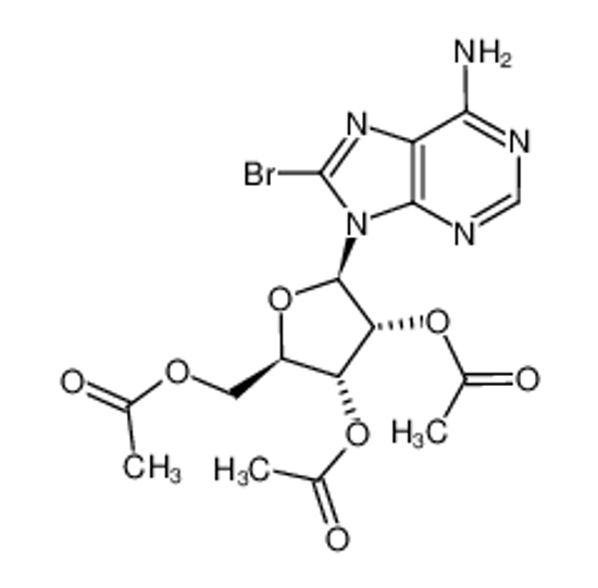 Picture of 2',3',5'-TRI-O-ACETYL-8-BROMOADENOSINE