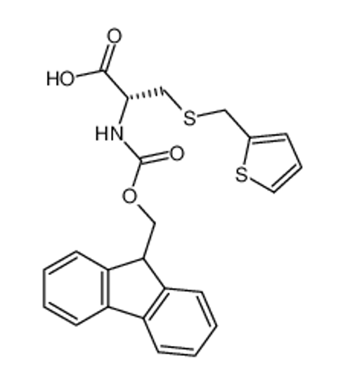 Picture of (2R)-2-(9H-fluoren-9-ylmethoxycarbonylamino)-3-(thiophen-2-ylmethylsulfanyl)propanoic acid