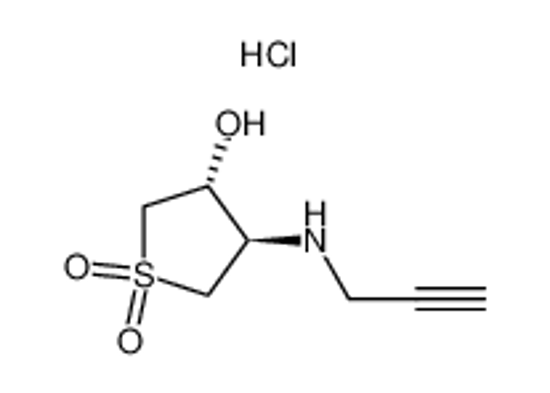 Imagem de (3S,4S)-1,1-dioxo-4-(prop-2-ynylamino)thiolan-3-ol,hydrochloride