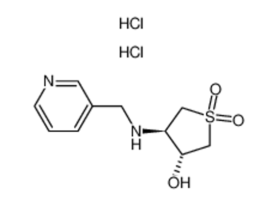 Picture of trans-1,1-Dioxo-4-[(pyridin-3-ylmethyl)-amino]-tetrahydrothiophen-3-ol dihydrochloride