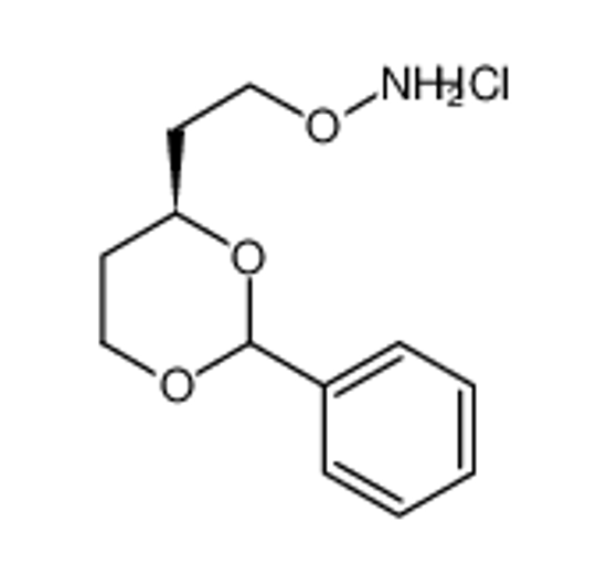 Picture of O-[2-(2-phenyl-1,3-dioxan-4-yl)ethyl]hydroxylamine,hydrochloride
