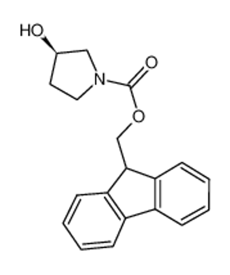Picture of 9H-fluoren-9-ylmethyl (3R)-3-hydroxypyrrolidine-1-carboxylate