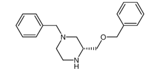 Picture of (3R)-1-benzyl-3-(phenylmethoxymethyl)piperazine