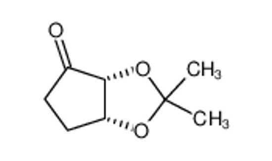 Picture of (3aR,6aR)-2,2-dimethyl-3a,5,6,6a-tetrahydrocyclopenta[d][1,3]dioxol-4-one