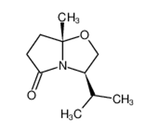 Picture of (3R,7aS)-7a-methyl-3-propan-2-yl-2,3,6,7-tetrahydropyrrolo[2,1-b][1,3]oxazol-5-one
